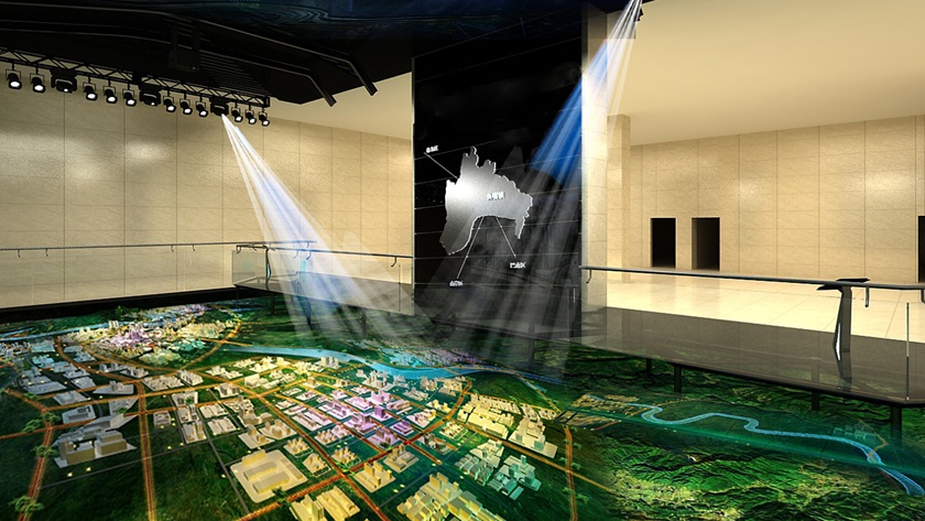 數(shù)字沙盤 數(shù)字沙盤模型展示