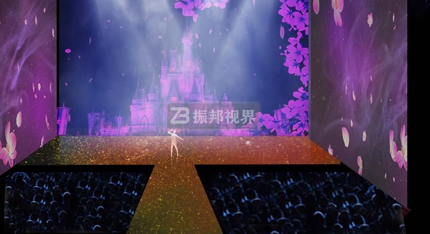 折幕投影舞臺(tái)展示 折幕投影舞臺(tái)展示效果