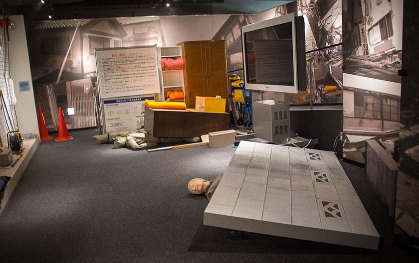 地震實(shí)景模型搭建 地震科普館中的實(shí)景模型搭建效果