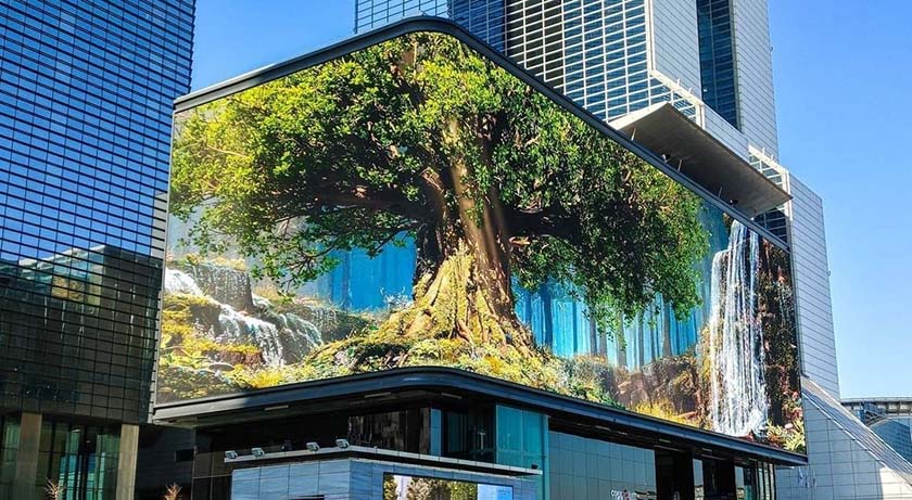 沉浸式裸眼3D 地標建筑中的沉浸式裸眼3D