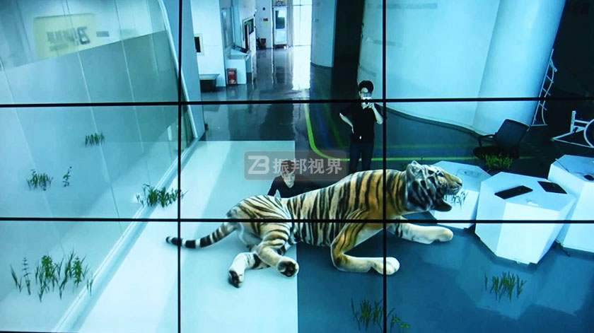 體感互動(dòng)游戲 拼接顯示屏的體感互動(dòng)游戲