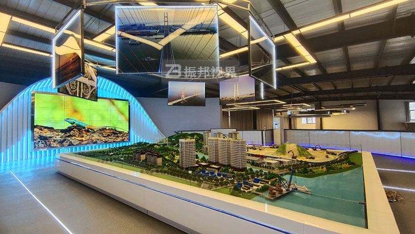 三維數(shù)字沙盤 城市規(guī)劃展廳中的三維數(shù)字沙盤