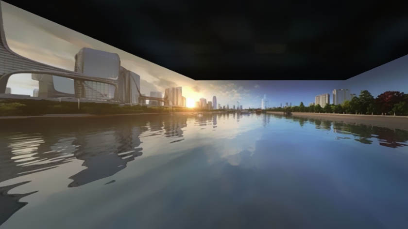 折幕投影制作 折幕投影制作效果展示