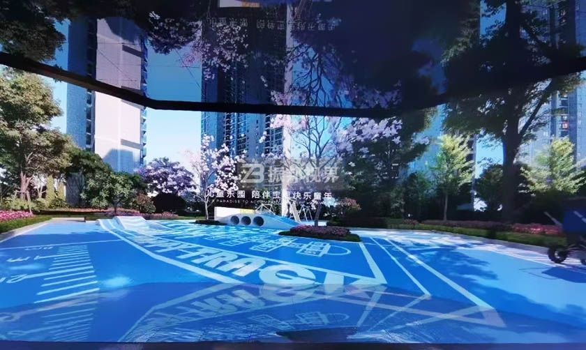 沉浸式折幕投影制作 沉浸式折幕投影制作效果圖