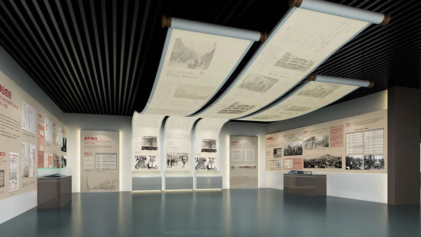 校史館設(shè)計(jì) 校史館文化墻設(shè)計(jì)效果圖