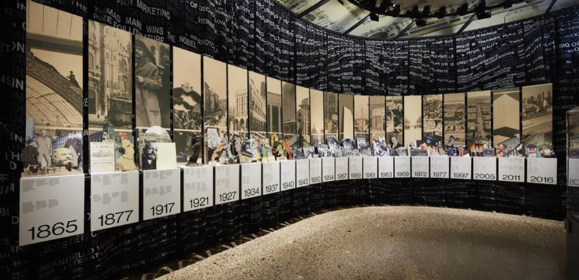 名人墻 校史館中的名人墻