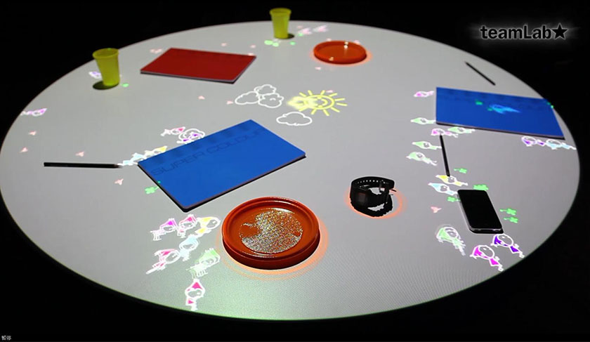 桌面互動投影 桌面互動投影展示效果圖