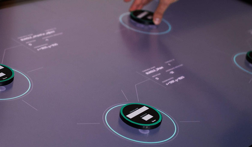 桌面物體識別展示 桌面互動投影物體識別展示