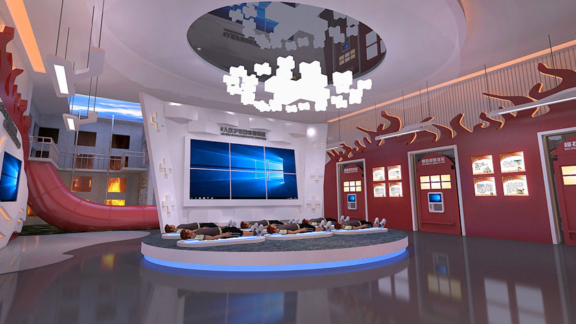 消防展廳場景模擬 消防展廳場景模擬