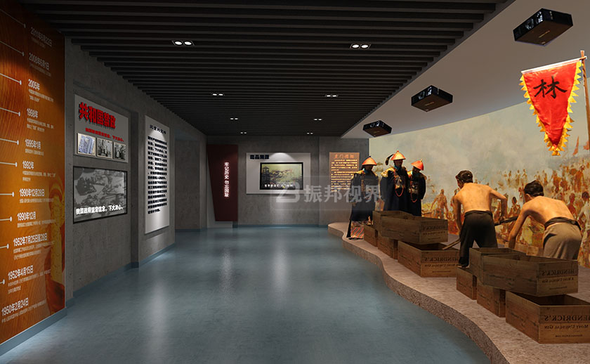 禁毒教育展廳半景畫 禁毒教育展廳半景畫設計效果圖