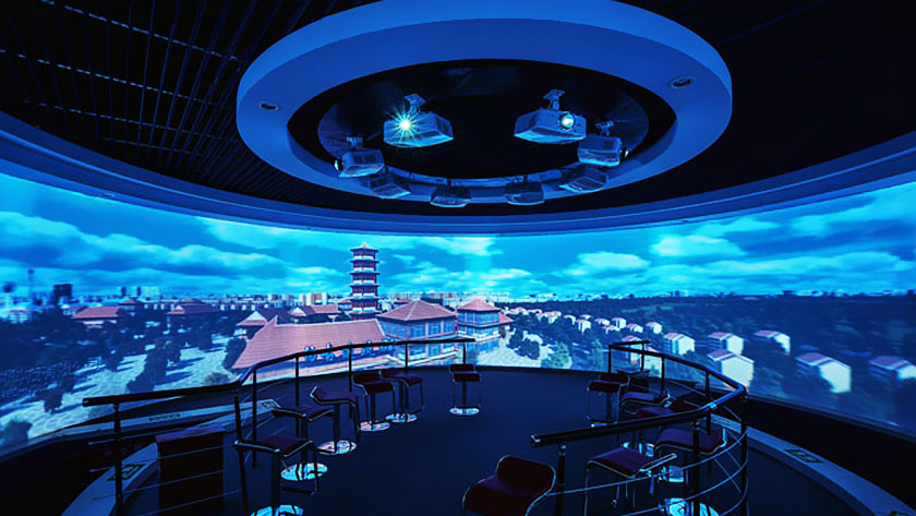 弧幕投影效果 弧幕投影效果