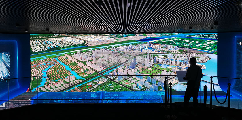 多媒體沙盤 城鄉(xiāng)規(guī)劃館中的多媒體沙盤