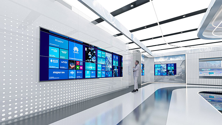 金融展廳設計效果圖 金融展廳設計效果圖