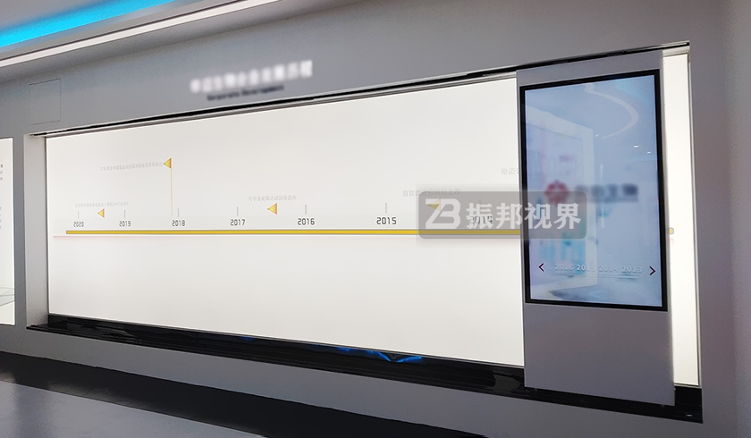 企業(yè)多媒體展廳滑軌屏 企業(yè)多媒體展廳滑軌屏