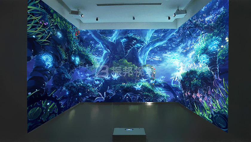 三折幕投影效果圖 三折幕投影效果圖