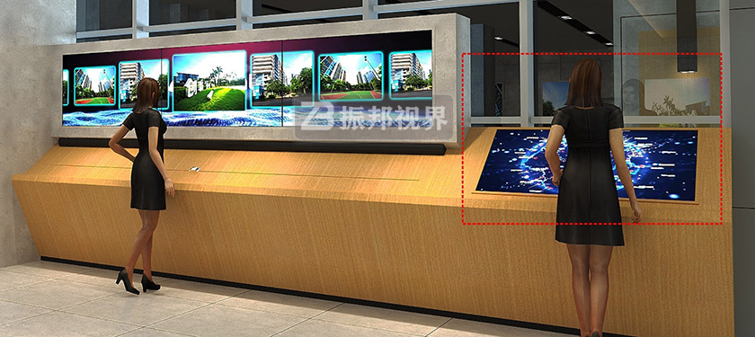 數(shù)字科技展廳中的互動(dòng)裝置 數(shù)字科技展廳中的互動(dòng)裝置