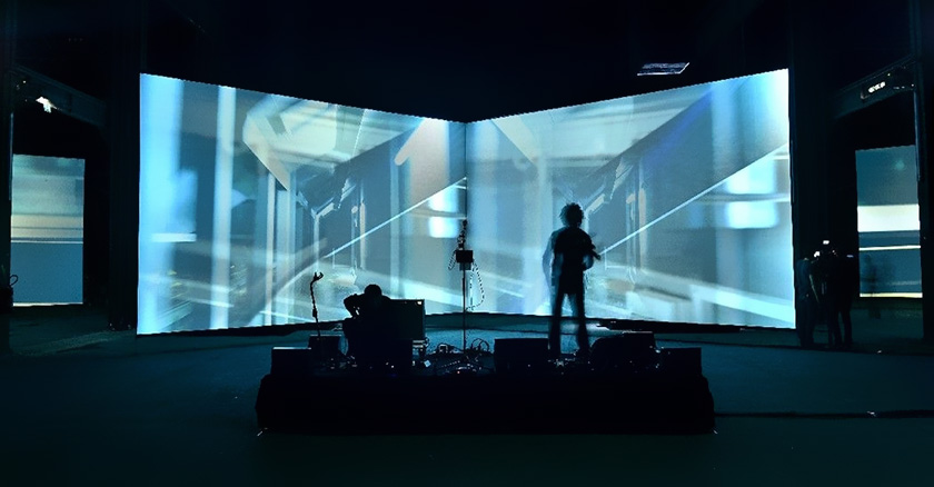 L型折幕投影 L型折幕投影