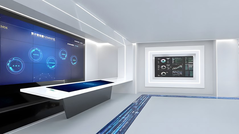 企業(yè)多媒體展廳大屏展示 企業(yè)多媒體展廳大屏展示