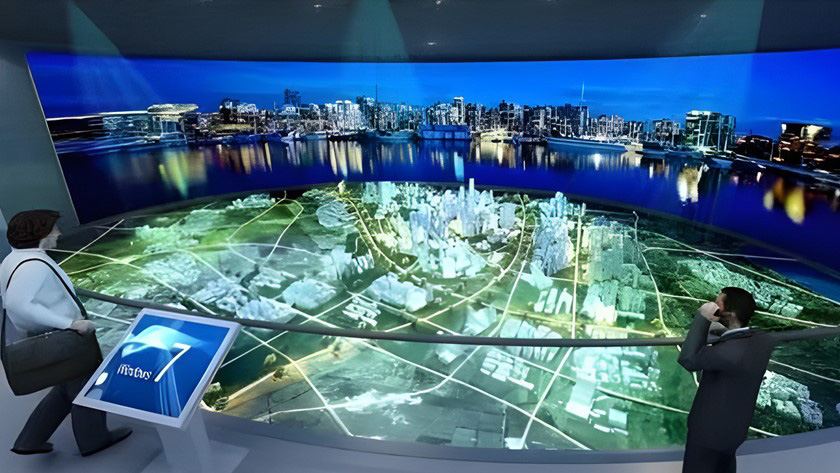 弧幕數(shù)字沙盤 弧幕數(shù)字沙盤