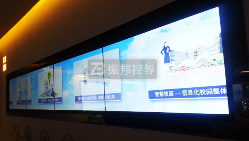 校園展廳中的互動(dòng)展示墻 校園展廳中的互動(dòng)展示墻