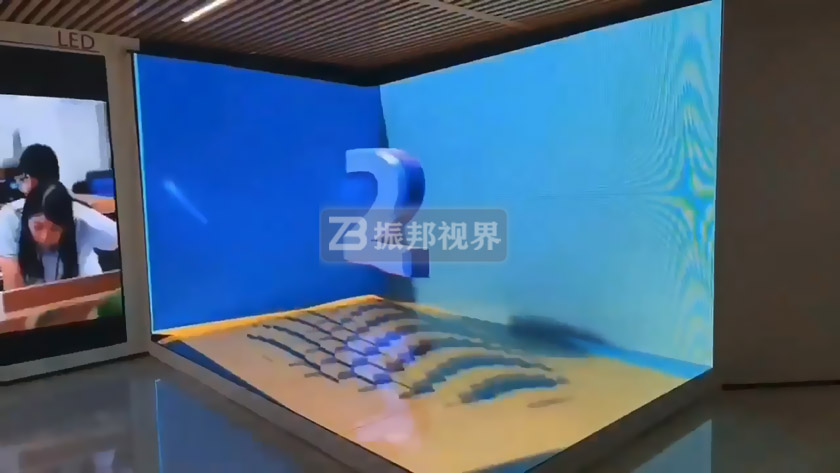 折幕投影裝置效果展示 折幕投影裝置效果展示