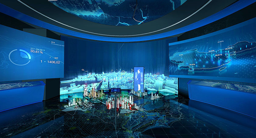 數(shù)字化展廳設(shè)計效果圖 數(shù)字化展廳設(shè)計效果圖