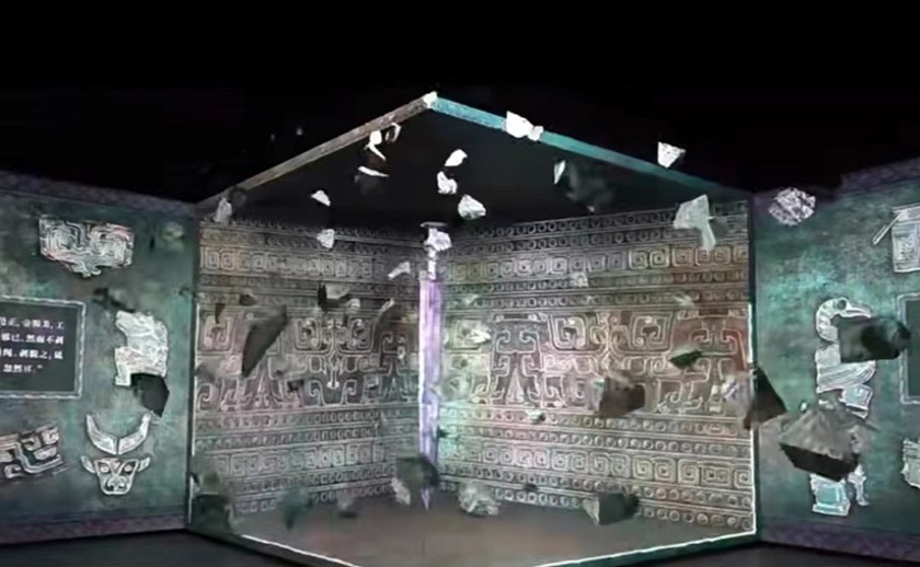 博物館文物裸眼3D效果圖 博物館文物裸眼3D效果圖