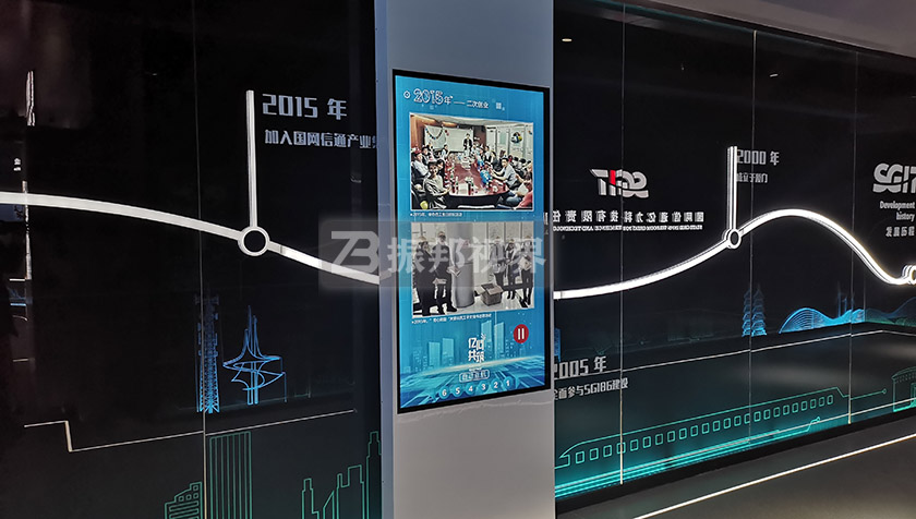企業(yè)展廳滑軌屏 企業(yè)展廳滑軌屏