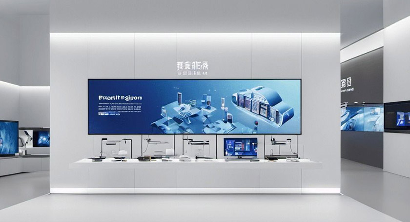 新能源展廳大屏展示裝置 新能源展廳大屏展示裝置