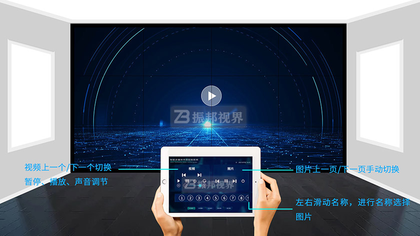 數(shù)字化展館中控系統(tǒng)操作面板 數(shù)字化展館中控系統(tǒng)操作面板