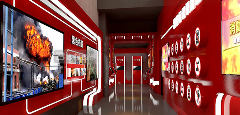 消防科普展廳大屏展示設(shè)計(jì)效果圖 消防科普展廳大屏展示設(shè)計(jì)效果圖