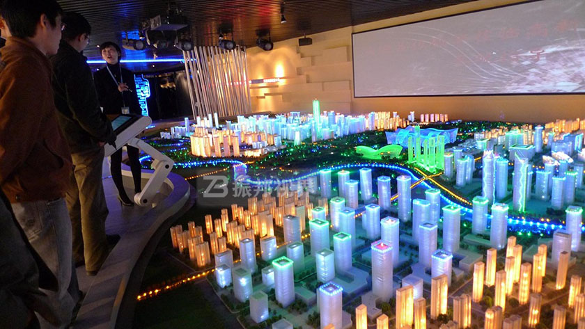 三維電子沙盤光影水晶模型展示 三維電子沙盤光影水晶模型展示