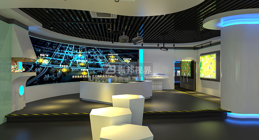 多媒體展廳設計效果圖 多媒體展廳設計效果圖