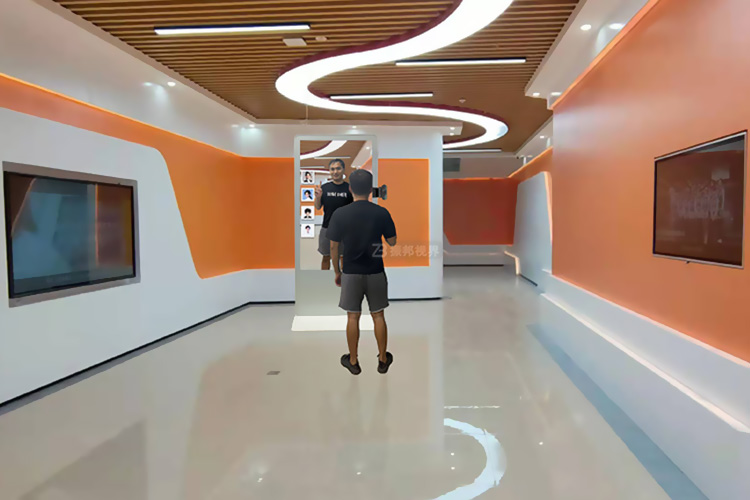 展廳AI拍照互動裝置