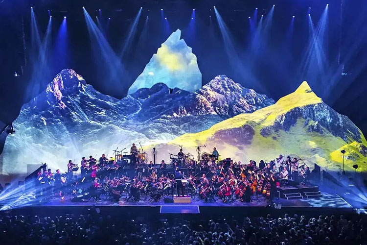 舞臺全息紗幕效果