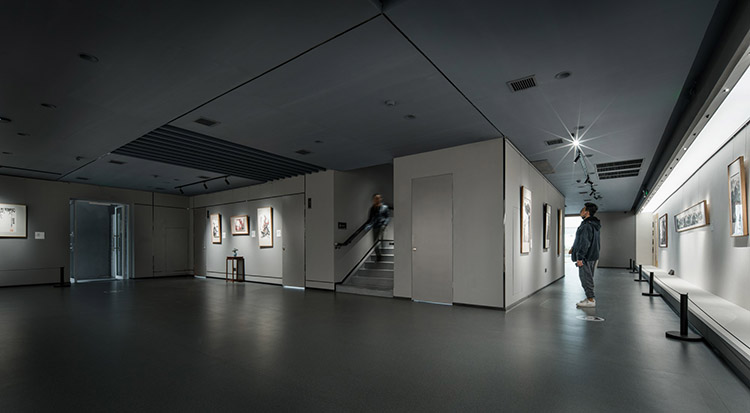 美術(shù)館展廳設(shè)計效果圖