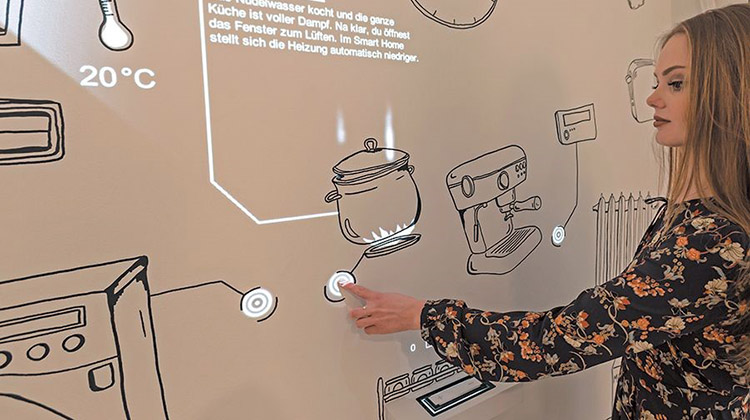 霍格沃茲墻互動效果