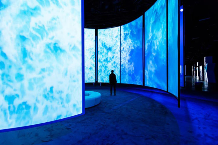 企業(yè)數(shù)字展廳投影展現(xiàn)