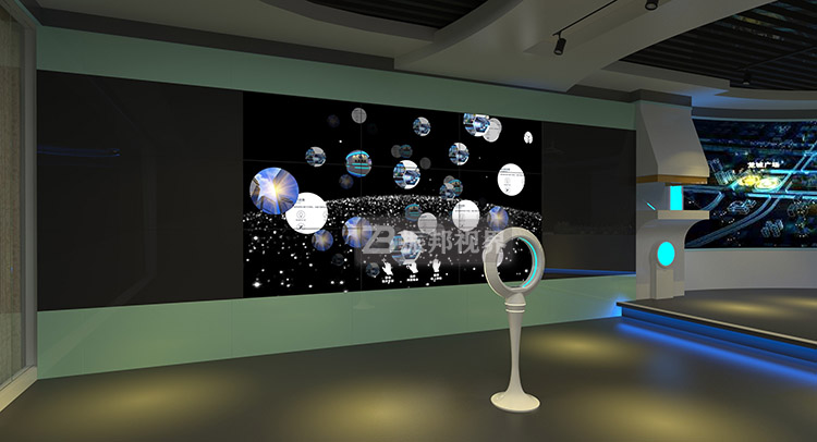 企業(yè)科技展廳手勢識別交互裝置