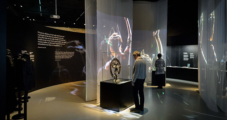 博物館全息紗幕投影展項