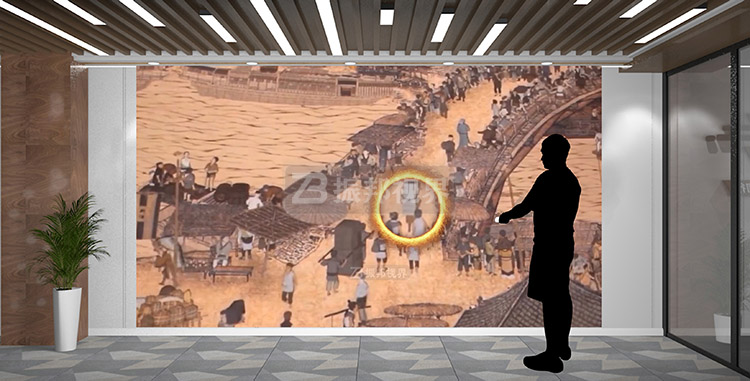 AR互動(dòng)手電筒清明上河圖