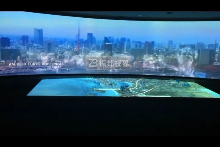 多媒體沙盤弧幕投影