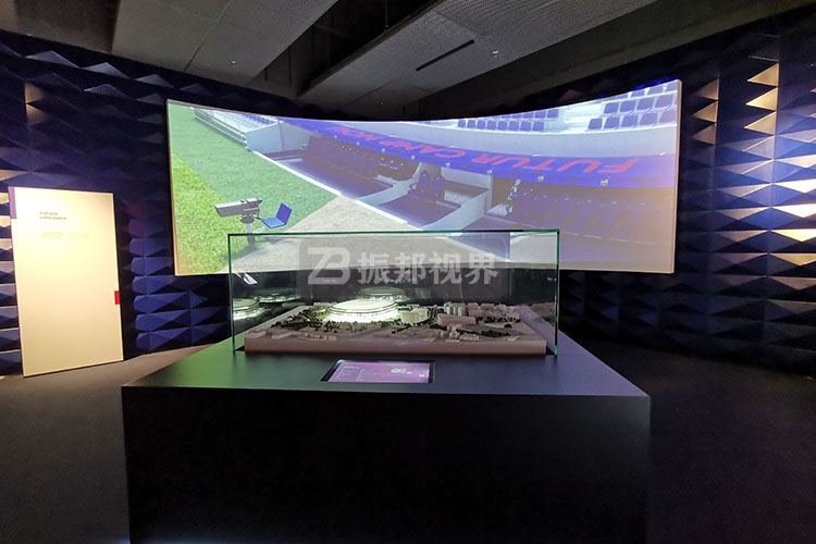 博物館弧幕投影